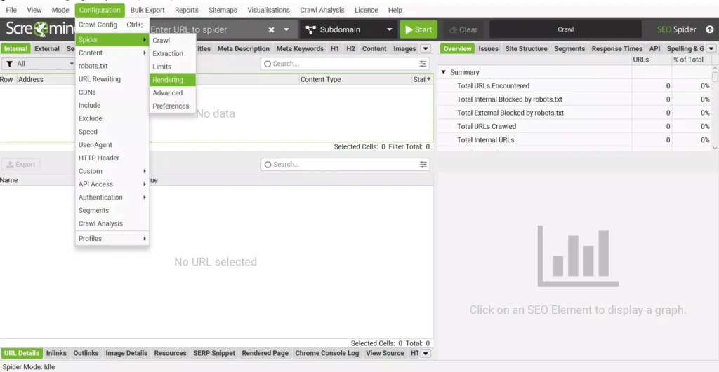 Configuring Your Crawl in Screaming Frog