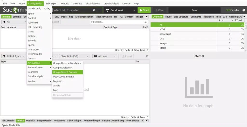 How to Fix Missing Data in Google Search Console in Screaming Frog