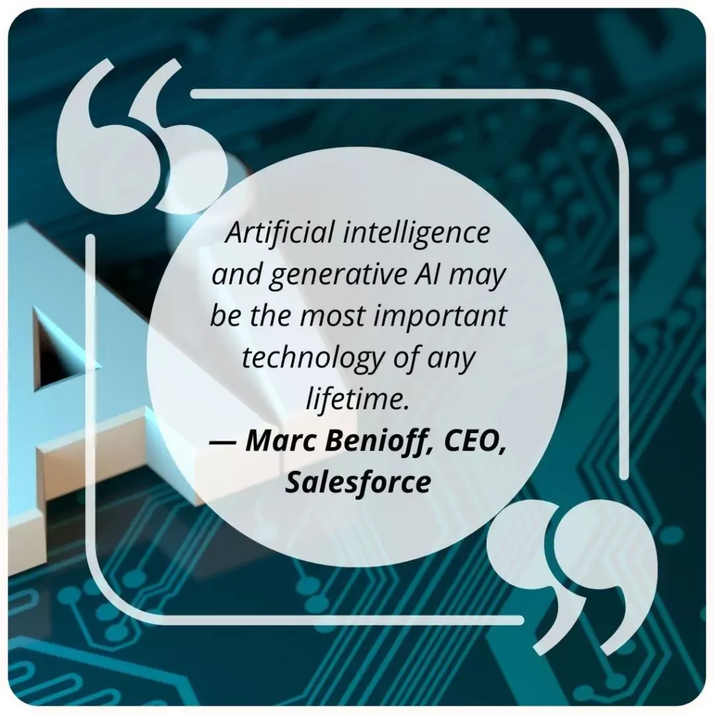 quote of how generative ai is changing search