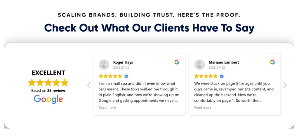 wr google reviews