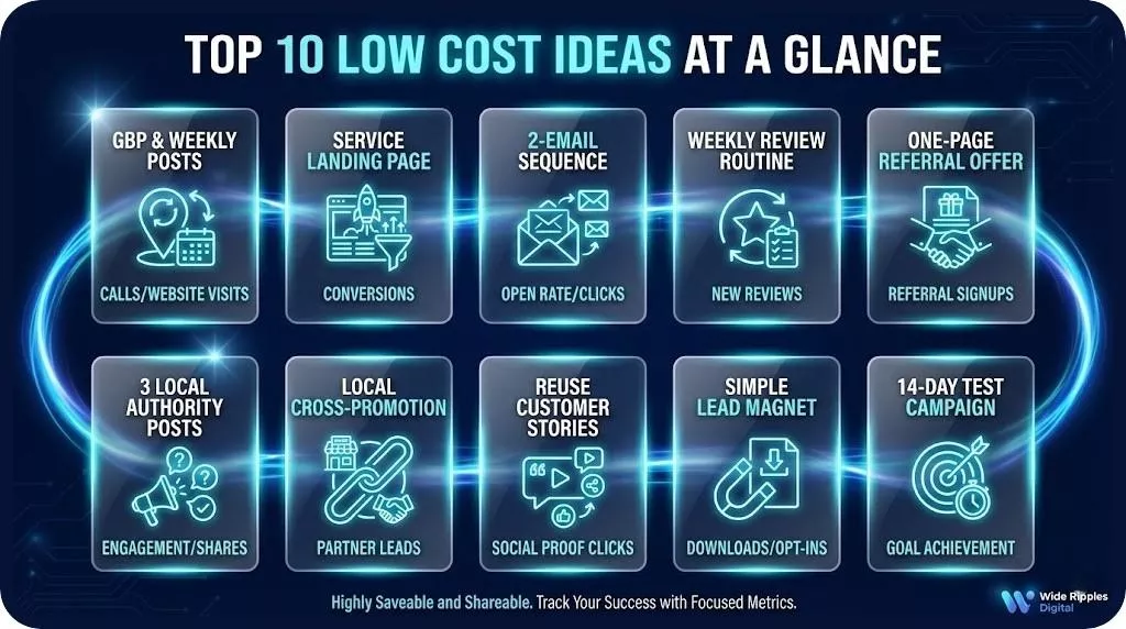 10 Low-Cost Marketing Ideas You Can Run This Month