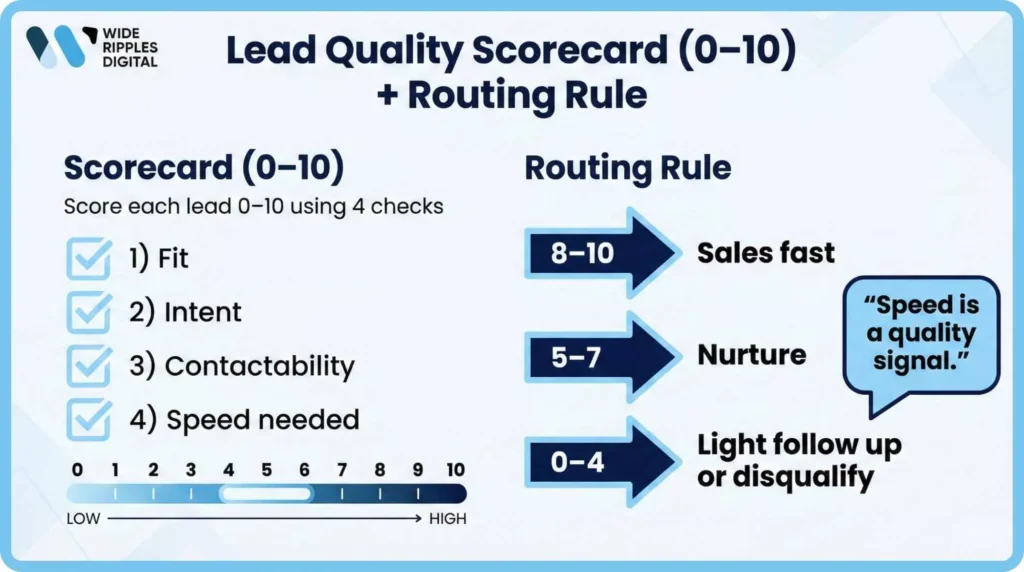 Lead Quality Scorecard