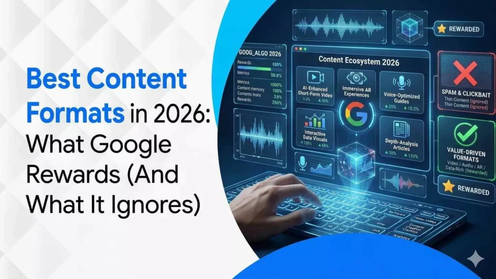 Best Content Formats in 2026 What Google Rewards (And What It Ignores)
